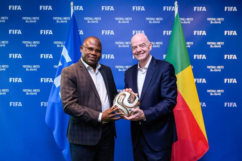 FBF: Marcellin Bocovè rencontre Gianni Infantino